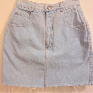 Giorgio Sant Angelo Vintage Cutoff Denim Skirt 💍